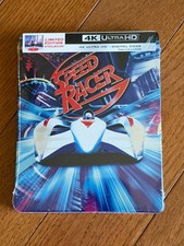 SPEED RACER LIMITED EDITION STEELBOOK 4K UHD DIGITAL mint fast shipping