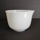 Rare VTG Glasbake Sunbeam Mixmaster Milk Glass Bowl #20 White Milk w/Pour 1960's