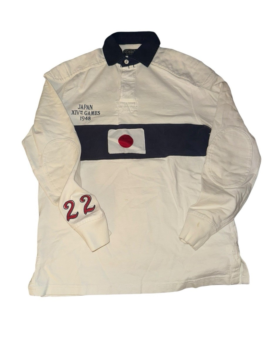 Vintage OG Polo Ralph Lauren Japan Olympics USA 90s Rugby 1948
