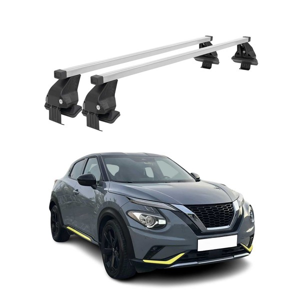 Menabo DachträGer GrundtäGer FüR Nissan Juke 2019-2026 50Kg Stahl Silber 2 Tlg-image