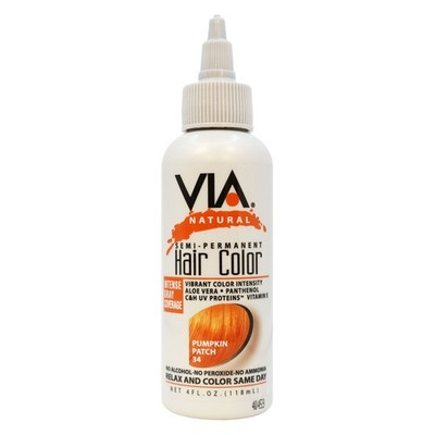 Via Natural Hair Color 34 Pumpkin Patch 4 Oz. Pack of 4