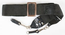 WIDE BLACK 1960S CAMERA STRAP