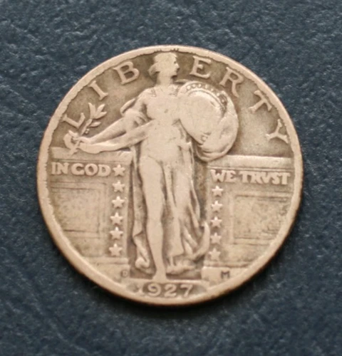 1927 D STANDING LIBERTY QUARTER *FINE DETAILS*