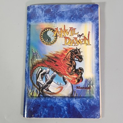 Anvil of Dawn PC Game Manual Only 1995 Replacement Rule Book Guide No Game VTG