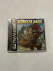 Monster Bass (Sony PlayStation 1, 2002) Complete With Manual Tested