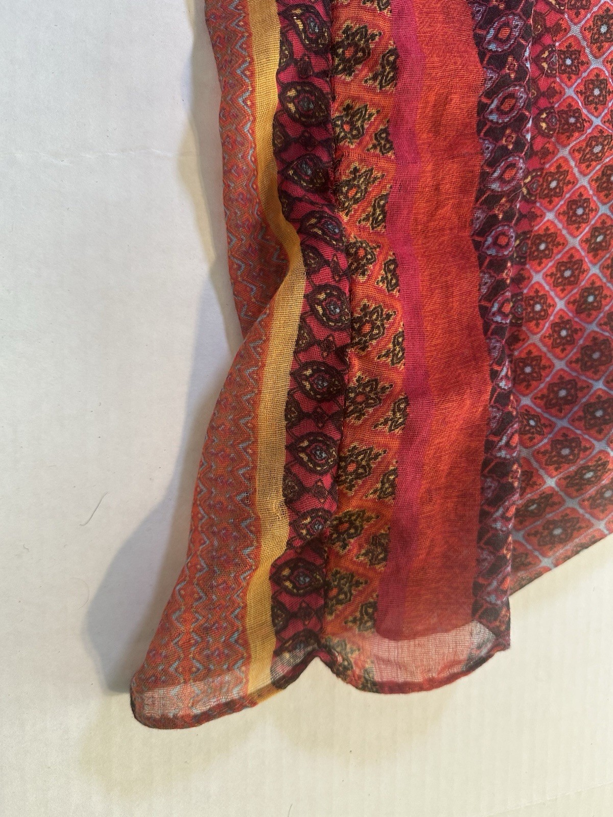 Infinity Scarf Wrap Multi Color Patchwork Soft Li… - image 7