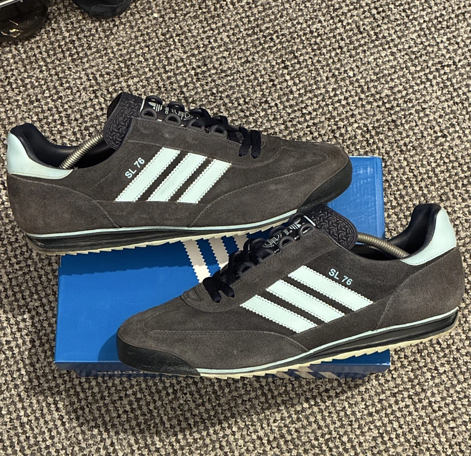 Vintage Adidas SL 76 Made In Brazil 2004 UK 11- No OG box - Image 1 of 4