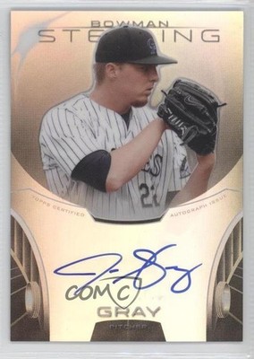 2013 Bowman Sterling Prospect Refractor /150 Jon Gray Jonathan #BSAP-JG Auto 9gj