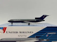 Inflight200 1:200 United Airlines Boeing 727-200 N7277U Battleship Grey IF722048