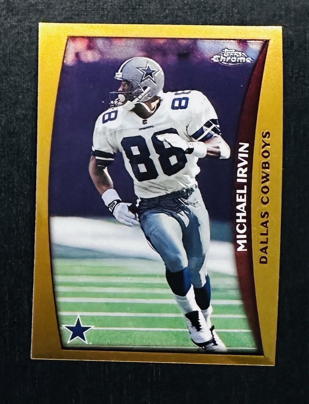 Michael Irvin #86 Football Cards 1998 Topps Chrome trading card — raw and PSA graded price guide