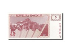 #266037 Geldschein, Slowenien, 5 (Tolarjev), 1990-1992, 1990, KM:3a, UNZ