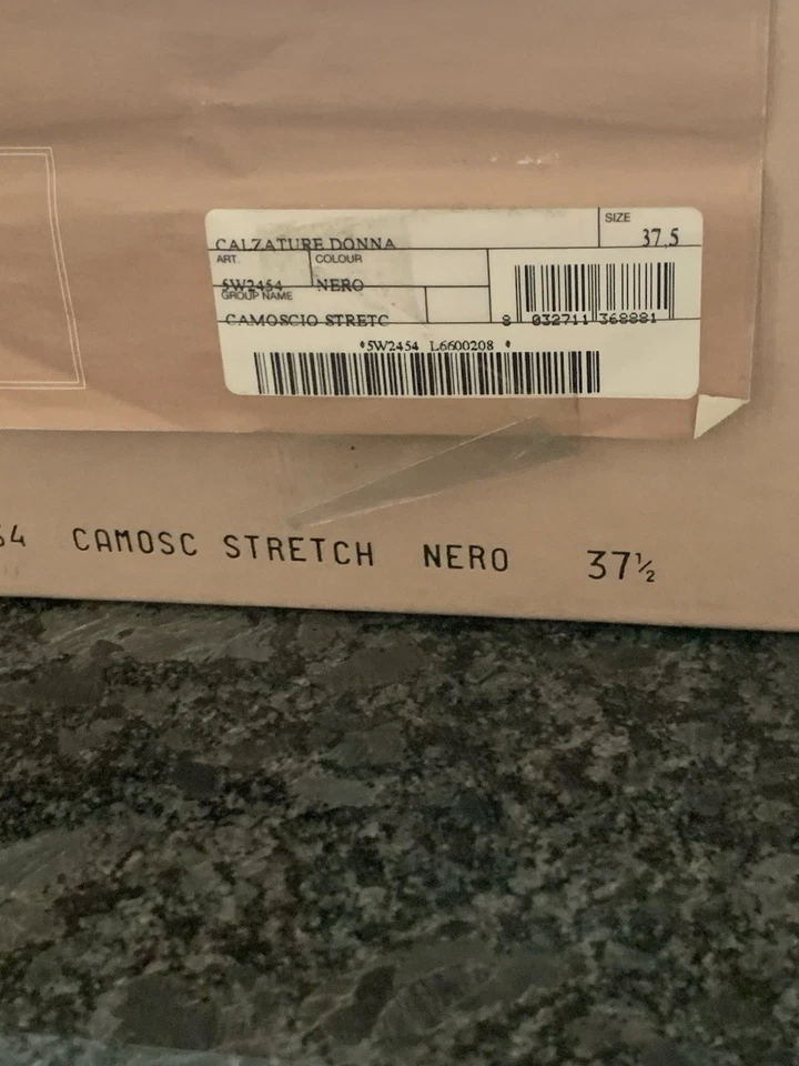 Bota Mujer Vintage Calzature Donna Miu Miu 65 Mm Punta Punta Color Carbón Foto 2 de 4