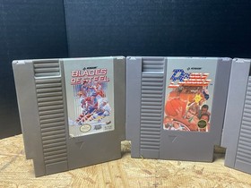 Hoja de acero doble regate y gol! juego nes