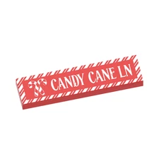 Candy Cane Lane  - Christmas Street Sign - Custom Printed  -  Brick City -  Tile