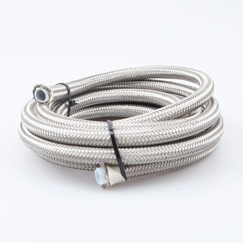 -6 AN PTFE Teflon Braided AN6-10FT, + Stainless Steel hose  Foto 4 de 4