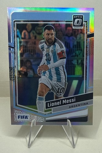 2023-24 Panini Donruss FIFA Lionel Messi Optic Holo Silver Prizm #1 Argentina