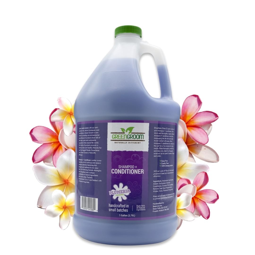 + Conditioner, 1 Gallon, All Natural, Detangles, Strengt