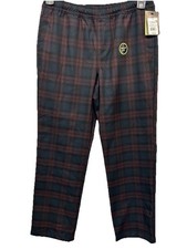 Art Class Straight Leg Pants size 16 Red Plaid/Pockets/Flexible Drawstring - NEW
