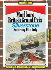 Metal Sign - 1979 Silverstone Circuit Racing Program - 10x14 inches