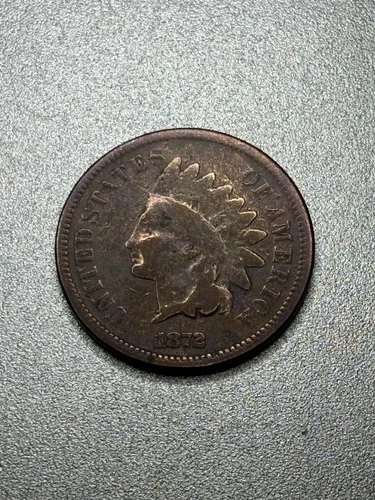 🔥1872 Indian Head Cent, Rarer Date, Very Good Details, Rims, BID TO WIN🔥