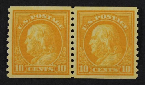 CKStamps: US Stamps Collection Scott#497 10c Franklin Mint H OG 24 1/2mm