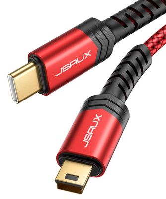 Mini USB to Type C Cable, USB C to Mini USB 6.6FT Cable Charging Cord for Gopro