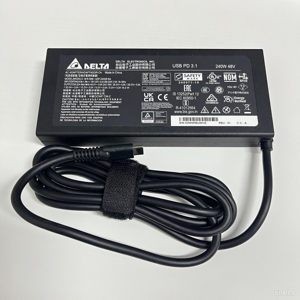 DELTA ADP-240KB BA 5V9V15V20V28V36V48V USB PD 3.1 240W 48V Adapter