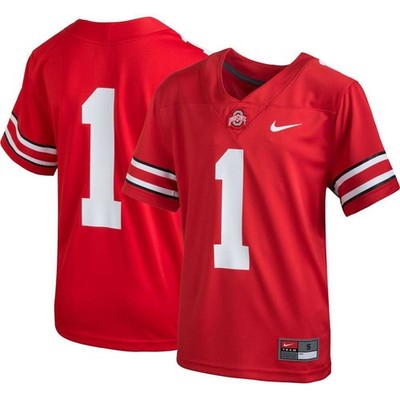 Nike Ohio State Buckeyes Preschool Untouchable Football Jersey - #1 - Red