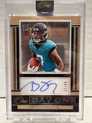 2024 Panini One #132 Brian Thomas Jr. Day One Rookie Auto RC /99 JAGUARS