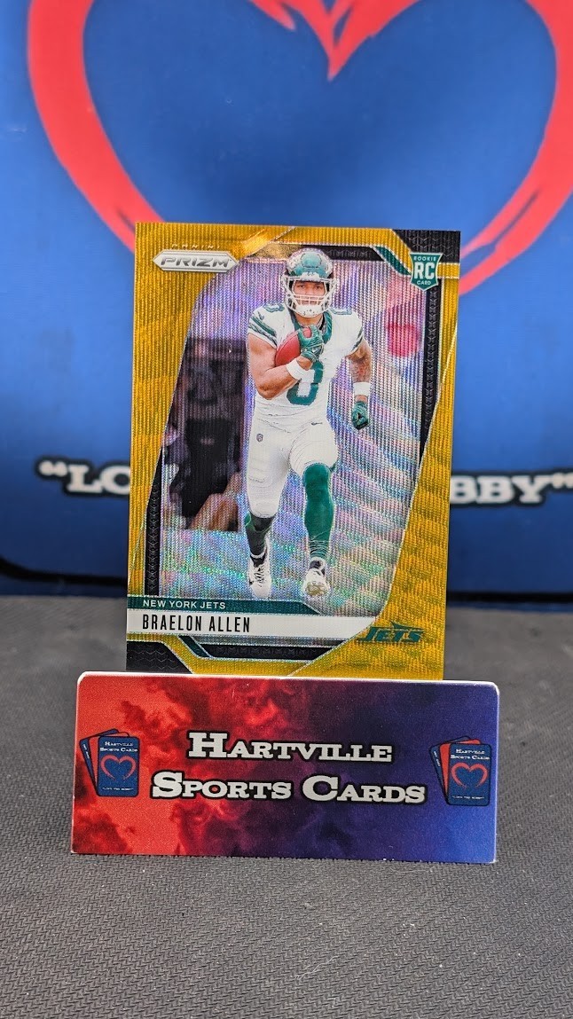 2024 PANINI PRIZM GOLD WAVE #311 BRAELON ALLEN ROOKIE RC /10