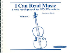 I Can Read Music Violin Vol 2 Martin 1997 Note Reading First Position Duets