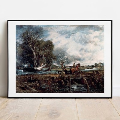 Kunstdruck Constable das springende Pferd Giclée Poster Galerie Wandbild Deko
