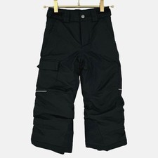 Columbia Kids Ski Pants Black Fleece Lined Winter XXS Outdoors