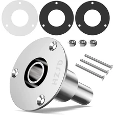 Thru Hull Exhaust Skin, 24mm Stainless Steel 316, for Diesel Parking heaters