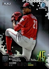 2019 Bowman #BTP-45 Hunter Greene