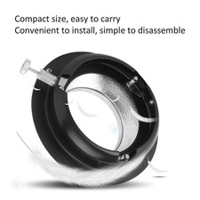 Alloy Adapter Ring Convertor for Broncolor Mount to for Bowens Mount Flash Light