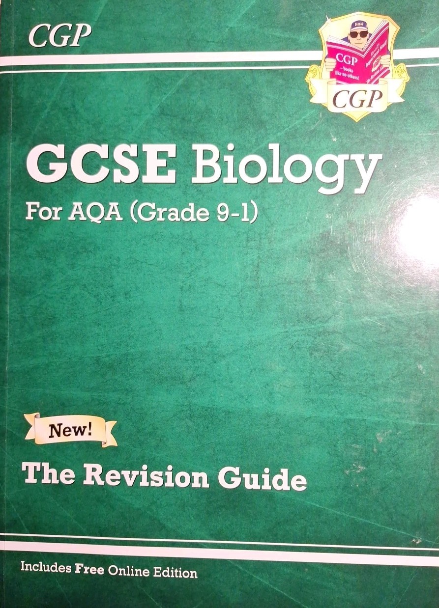 New Grade 9-1 GCSE Biology: AQA Revision Guide with Online Edition By CGP Books