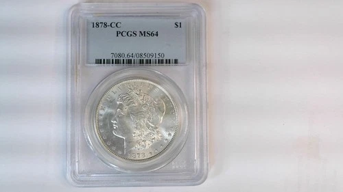 1878 cc morgan silver dollar ms 64