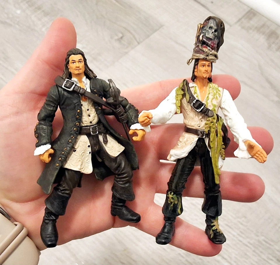 Lote Figuras Piratas del Caribe + Accesorios *8* Will Turner Jack Sparrow Foto 3 de 4