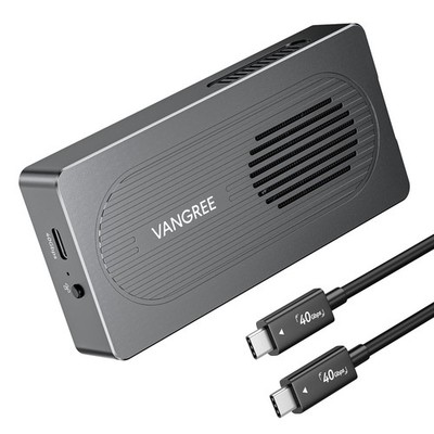 40Gbps M.2 NVMe SSD Enclosure with Dual Chips (JHL7440 & RTL9210), PCIe Gen4,...