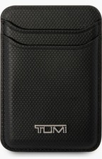 New Tumi Slim Men Leather Magnetic Wallet Multi Card Holder Case Black Logo