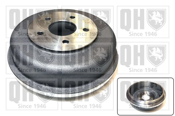 Brake Drum fits FORD CORTINA 1.6 Rear 75 to 82 QH 4467600 5135045 1334973 New - Изображение 2 из 4