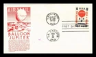 Dr Jim Stamps 7c Air Mail Balloon Jupiter First Day Cover Stephen Anderson