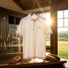 NEW Rhoback The states Men's Short Sleeve Performance Polo