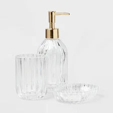 3pc Traditional Coordinate Bath Bundle Set - Threshold