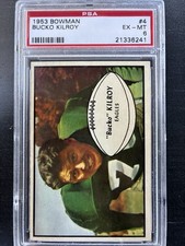 Francis Bucko Kilroy 1953 Bowman card Football Philadelphia Eagles HOF PSA 6