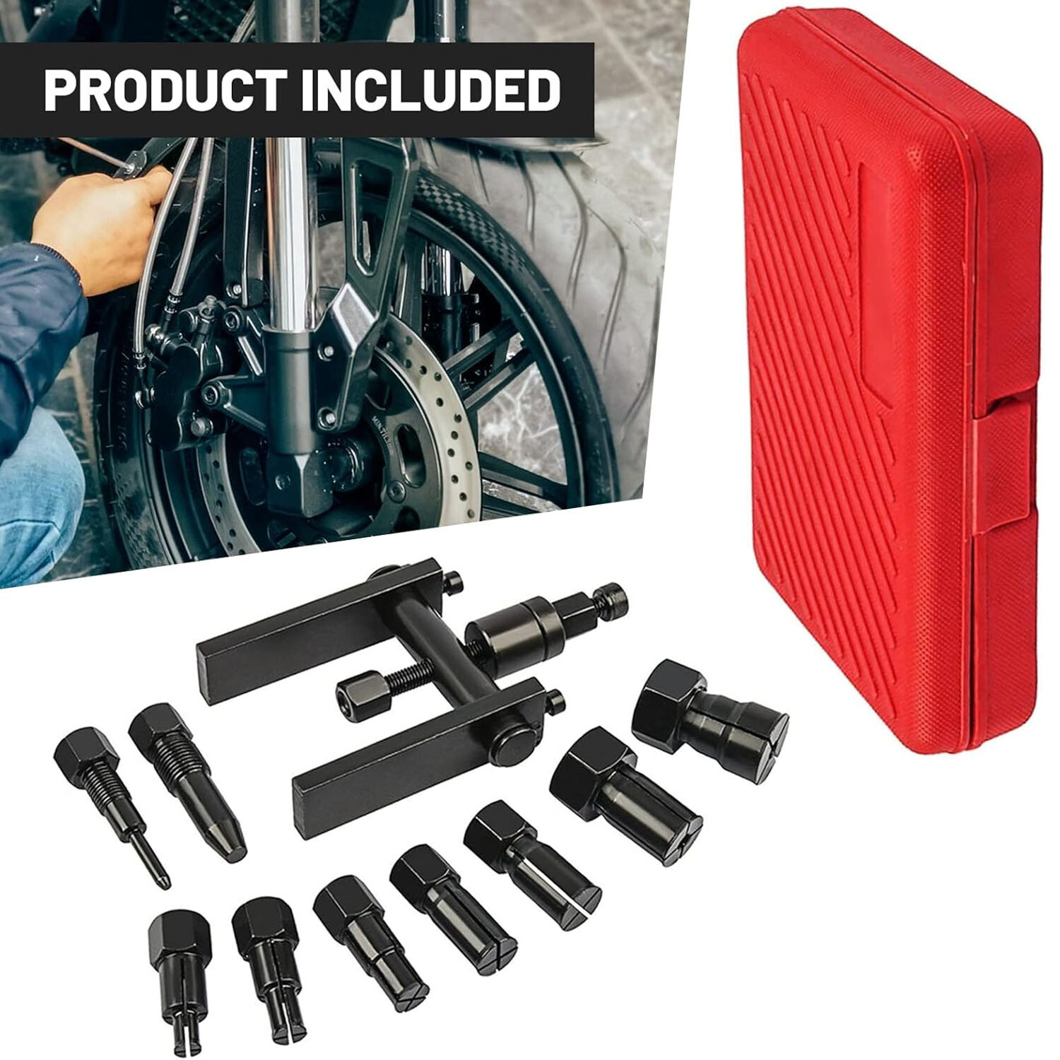 825mm Motorcycle Bearing Removal Tool 10PCS Motorcycle Bearing Puller