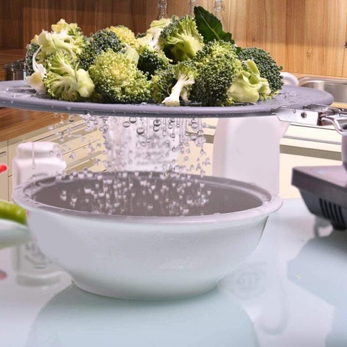 Splatter Screen for Frying Pan Metal Guard Shield Oil Splash Mesh Cover Kitchen - Picture 4 of 8