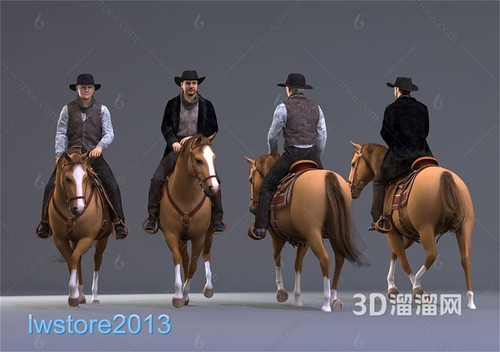 1/64 1/87 1/43 1/18 1/24 Cowboy Man Scene Miniatures Figures Model For Cars Toys - Picture 8 of 8