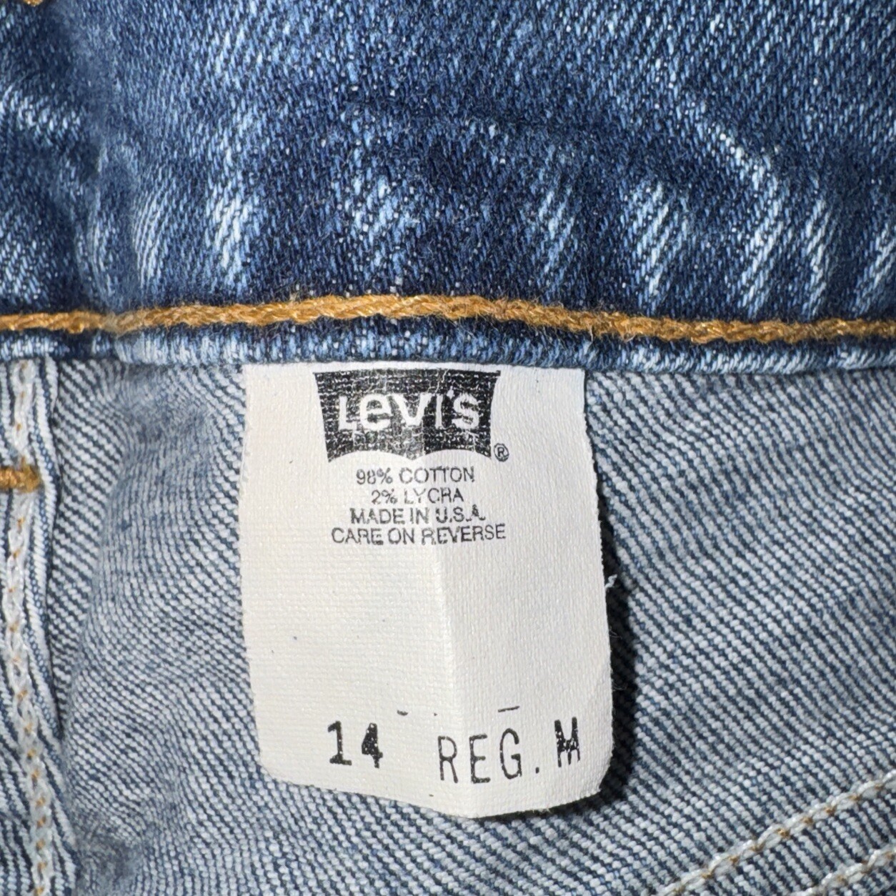 Vintage Levi's 852 Women's Size 14 Regular M (33x… - image 2